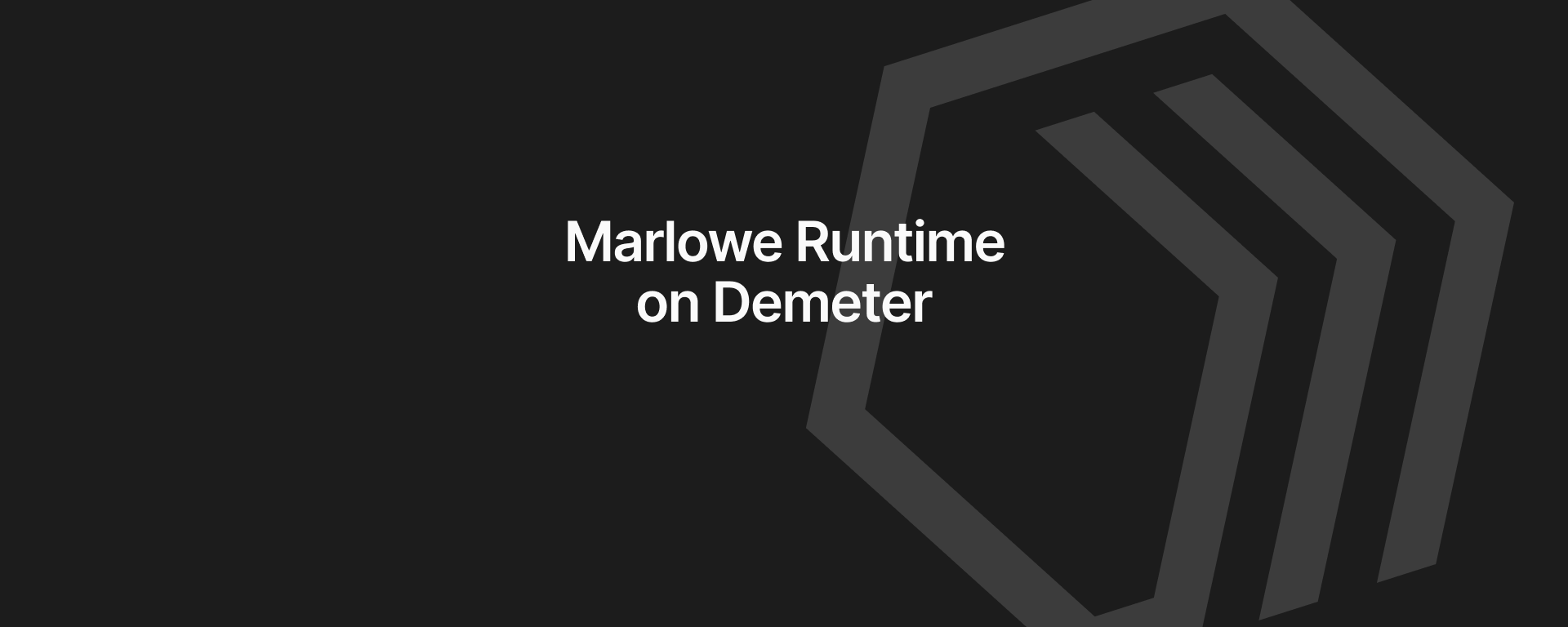 Marlowe Runtime on Demeter: the power of cloud-based infrastructure