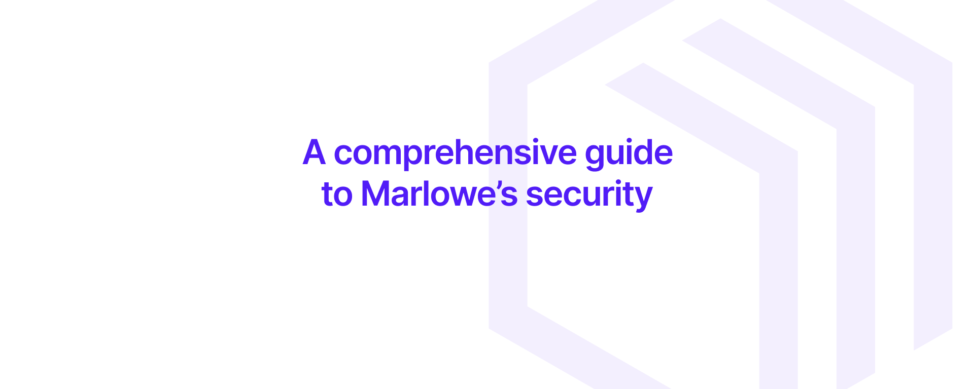 A comprehensive guide to Marlowe's security: audit outcomes, built-in functional restrictions, and ledger security features